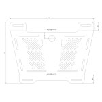 Porte bagage hepco & becker d'extension