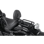 Porte bagage hepco & becker solorack avec dosseret - noir