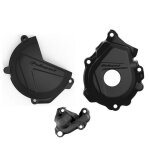 Protection moteur polisport kit protection de carter d'embrayage, d'allumage et de pompe � eau