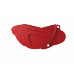 Protection moteur polisport rouge pour carter d'embrayage