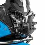 Protection phare touratech makrolon - � attache rapide - transparent