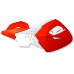 Prot�ges - mains ufo escalade rouge / blanc