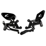 Commandes recul�es valter moto type 1. 5 inversees noir