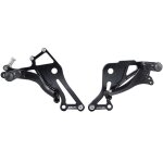 Commandes recul�es valter moto type 1 inversees noir