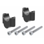 Rehausseur de guidon hepco & becker 30 mm - noir