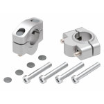 Rehausseur de guidon hepco & becker - argent
