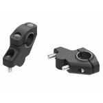 Rehausseur de guidon hepco & becker avec d�port 30 mm de haut et 21 mm en arri�re - noir