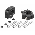 Rehausseur de guidon hepco & becker - noir