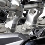 Rehausseur de guidon sw - motech gris