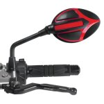 R�troviseur chaft candy reversible (l'unit�) noir mat / rouge