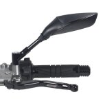 R�troviseur chaft randy gauche (l'unit�) noir