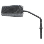 R�troviseur replay scoot f1 diam 8 reversible carbone x1 tige longue livre adaptateur 8mm pas a gauche ...