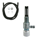 Robinet � essence p2r universel m10 durite diam 5 - 8 mm 1m 2 colliers kit