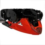 Sabot moteur ermax noir metal