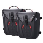Sacoches cavali�res sw - motech sysbag wp m / m (17 - 23 litres x 2) complet avec support noir