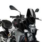 Saute vent puig sport (pour motos sans support d?origine bmw) noir