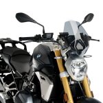 Saute vent puig sport compatible support bmw origine fum� clair