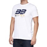T - shirt manches courtes 100% bb33 signature blanc