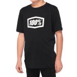 T - shirt manches courtes 100% icon enfant noir