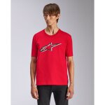 T - shirt manches courtes alpinestars ageless shadow csf t red