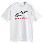 T - shirt manches courtes alpinestars always 2. 0 csf white / black / red