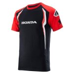 T - shirt manches courtes alpinestars honda red / black