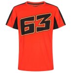 T - shirt manches courtes bagnaia francesco red