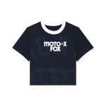 T - shirt manches courtes fox circa 74 ringer - femme midnight