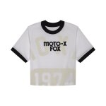 T - shirt manches courtes fox circa 74 ringer - femme white