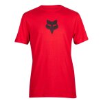 T - shirt manches courtes fox head flame red