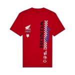 T - shirt manches courtes fox honda red