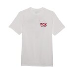 T - shirt manches courtes fox speed & service white
