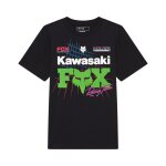 T - shirt manches courtes fox x kawi - enfant black