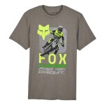 T - shirt manches courtes fox x pro circuit prem tee heather graphite