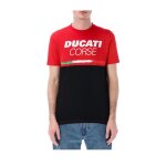 T - shirt manches courtes kenny ducati corse red black