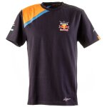 T - shirt manches courtes kini red bull team navy / orange