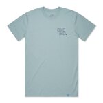 T - shirt manches courtes one industries bloom light blue