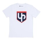 T - shirt manches courtes up design femme mc blanc