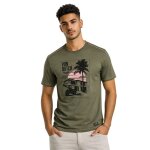 T - shirt manches courtes von dutch palm kaki