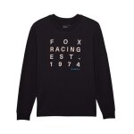 T - shirt manches longues fox est. 1974 femme black