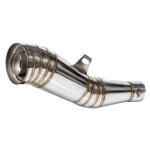 Silencieux brazoline moto race adaptable chrome