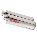 Silencieux gpr trioval double