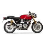 Silencieux ixil ironhead conique matt inox - gauche