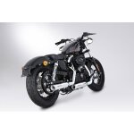 Silencieux miller exhaust noir embout conique poli