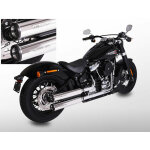 Silencieux miller exhaust noir embout standard