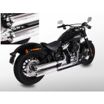 Silencieux miller exhaust noir embout standard poli