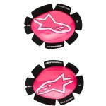 Sliders genoux alpinestars gp plus pink fluo white