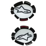 Sliders genoux alpinestars gp tech white / black