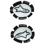 Sliders genoux alpinestars gp plus white / black