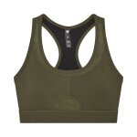 Sous - v�tement technique fox motive bra - femme olive green